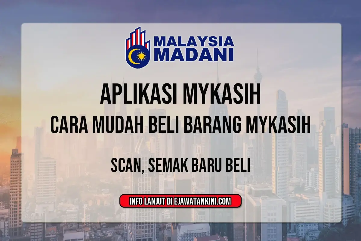 app mykasih, cara mudah semak barang mykasih