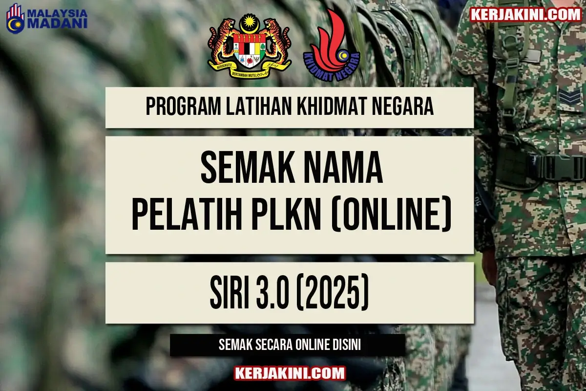 plkn 3.0 - semak nama pelatih plkn online disini
